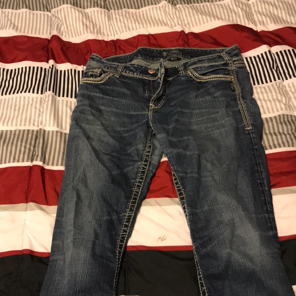 Silver jeans